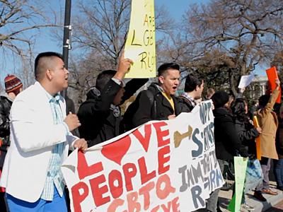 HRC and Coalition Apologize for Silencing Undocumented, Trans Activists at Supreme Court Rally
