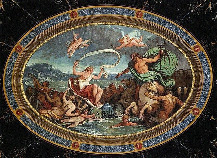 Giani Felice The Marriage Of Poseidon And Amphitrite 1802 1805