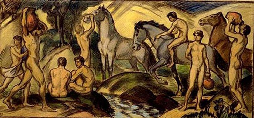 019ludwig-von-hofmannjovenes-y-caballos-en-la-fuente