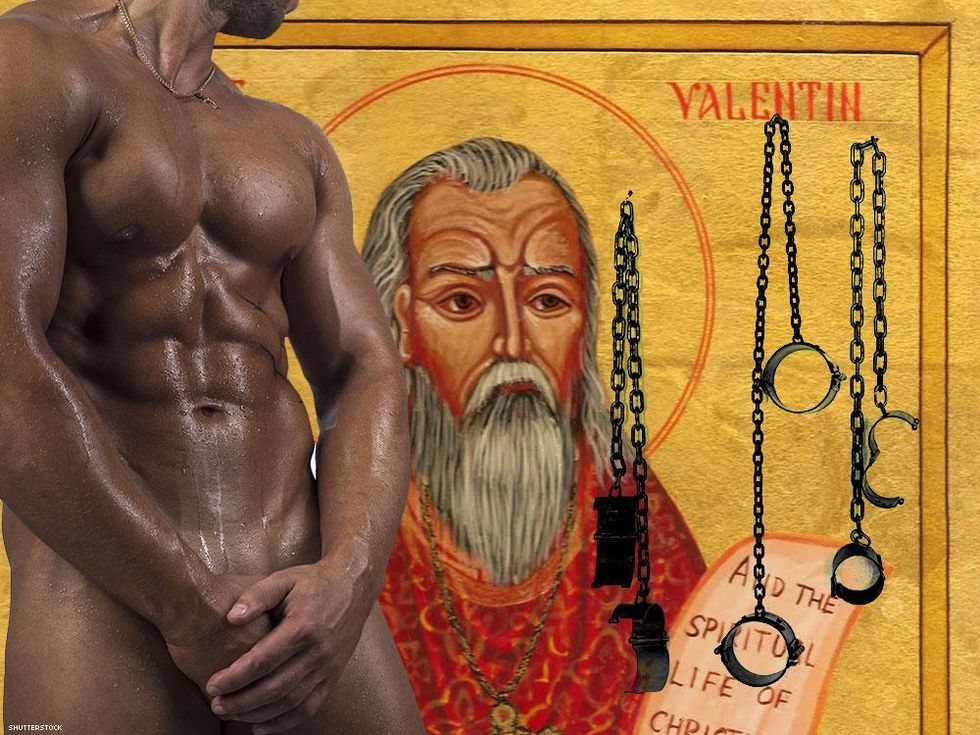 1. Observe the history of Valentine\u2019s Day by adding a set of manacles to the bedroom.