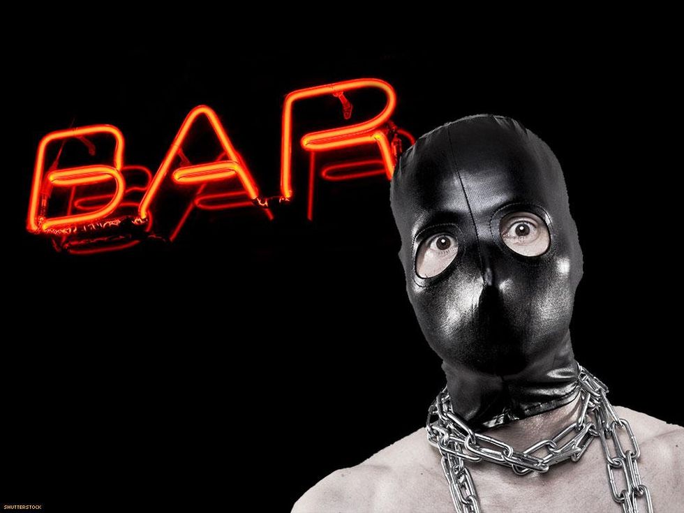 10. Go to the nearest leather bar in full gear.