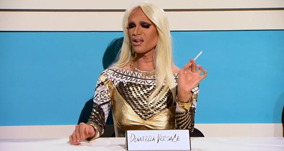 13. Miss Fame as Donatella Versace