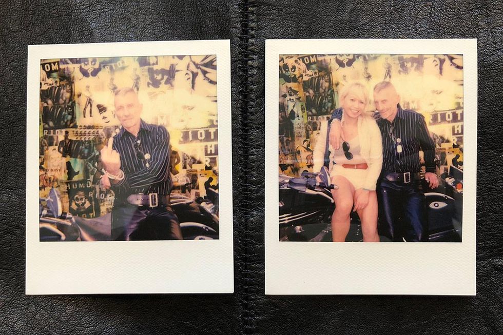 14 Head of Tom of Finland Foundation Durk Dehner and friend