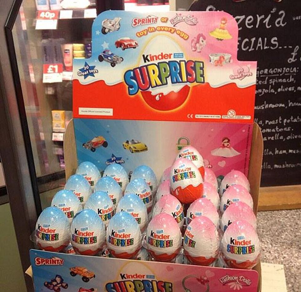 15. SURPRISE! Arbitrary heteronormative gender binary in every egg!