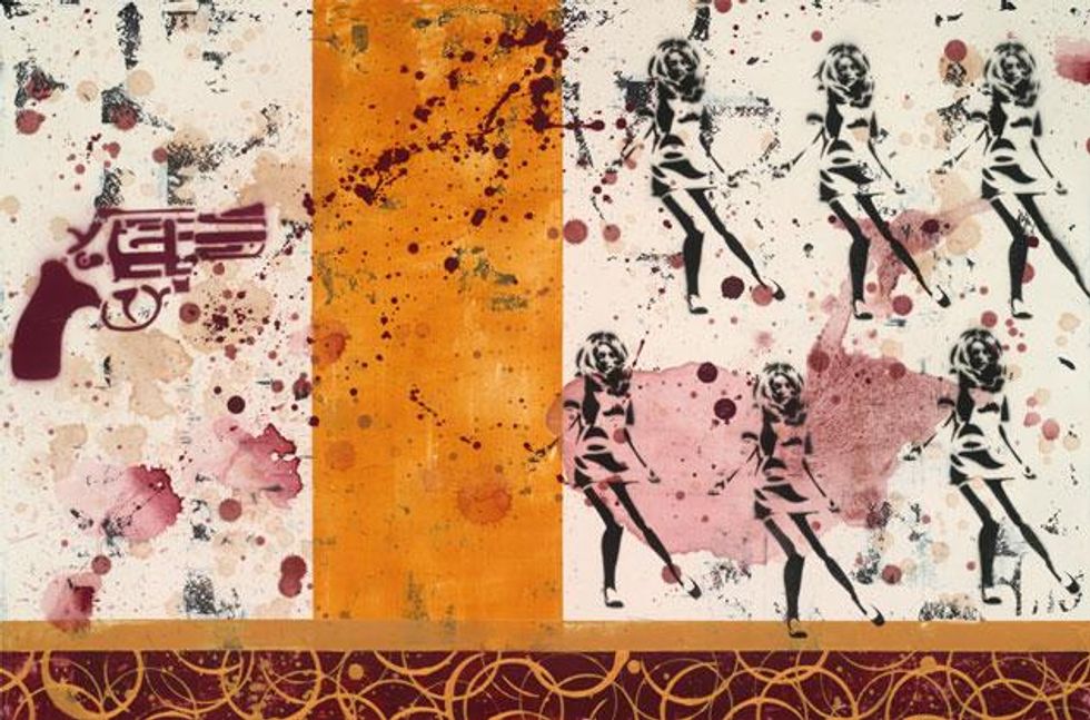 17-six-gun-version-02---24x36-oil-acrylic-&-wine-on-canvas-by-taylor-smith