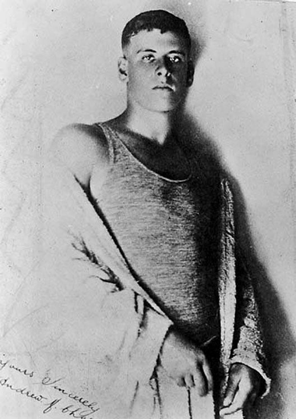 1924: the very popular Andrew Murray "Boy" Charlton won the gold at the Paris Olympics