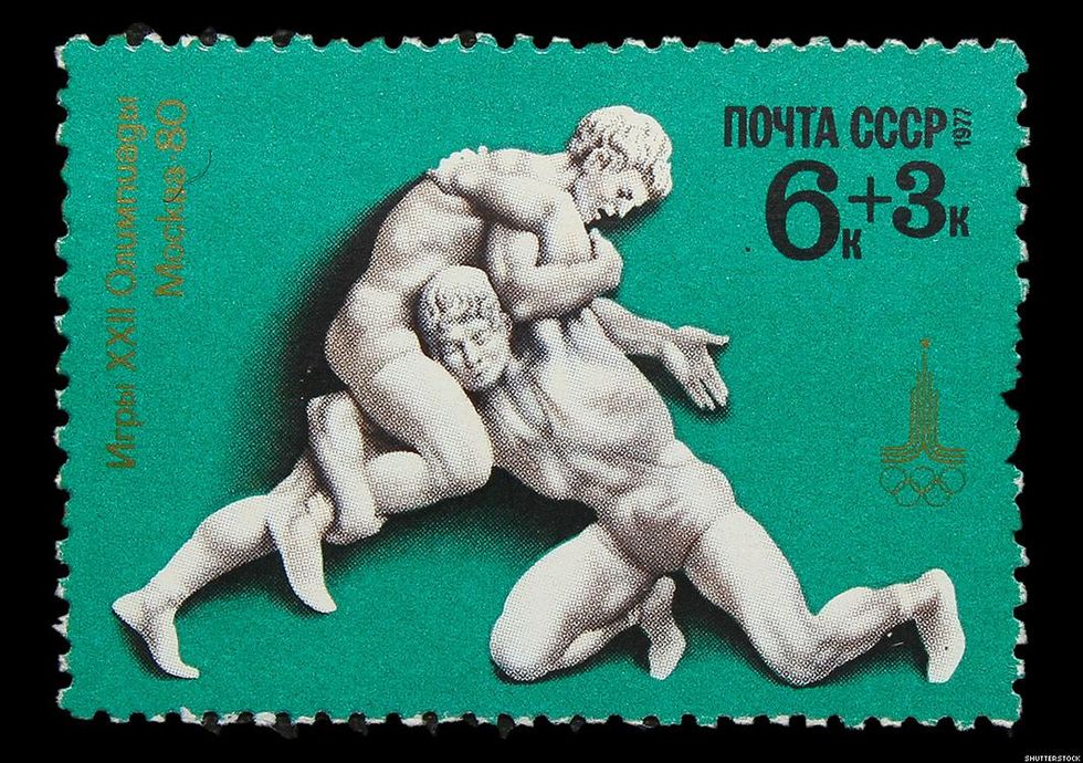 1977: Commemorative stamp from the USSR