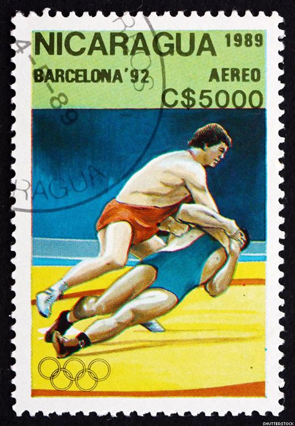 1989: Commemorative stamp depicts choking
