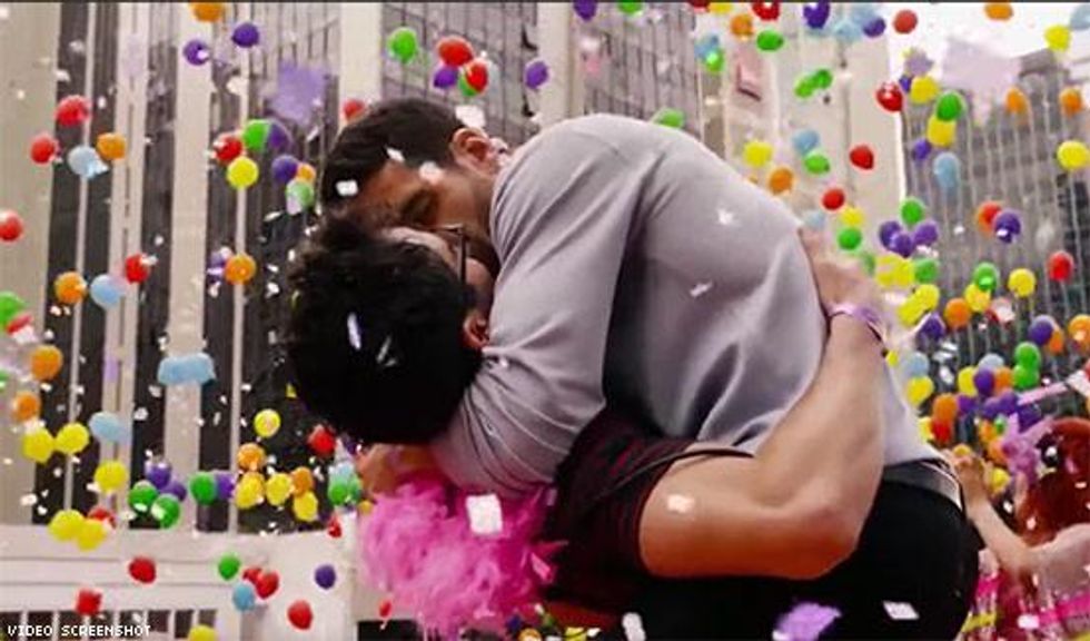 2. Kiss your partner in public.