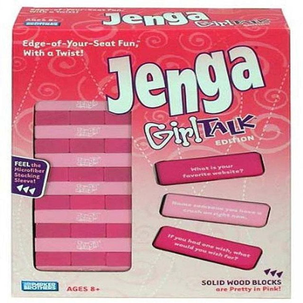 2. My one wish would be for Jenga to stay its original NONGENDERED color.