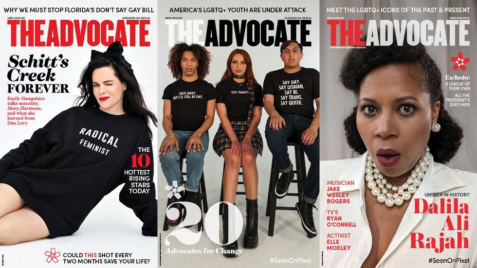 2022 Advocate Magazine sampling