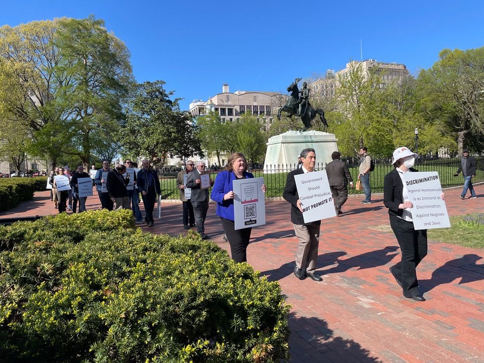 2025 LGBTQ demonstrators reenact historic 1965 White House protest
