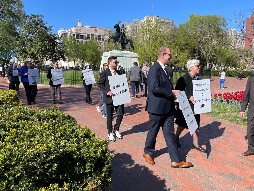 2025 LGBTQ demonstrators reenact historic 1965 White House protest