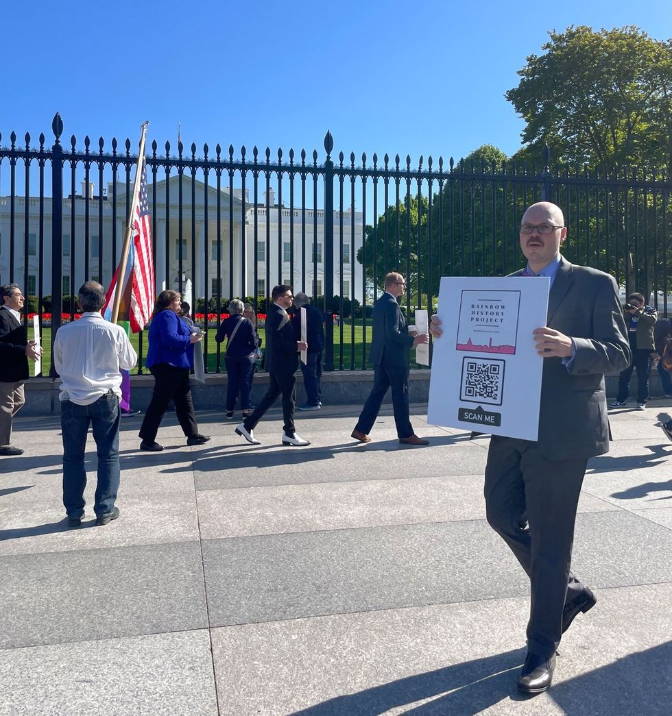 2025 LGBTQ demonstrators reenact historic 1965 White House protest