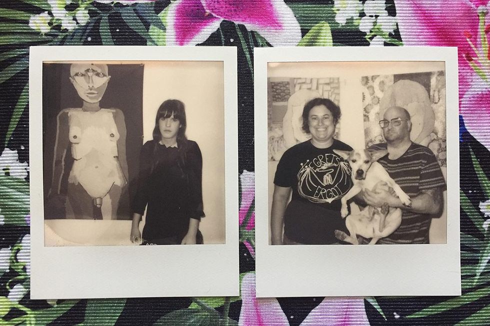 27 Artist Emily Lucid + Curators Ilona and Andrew of last Projects