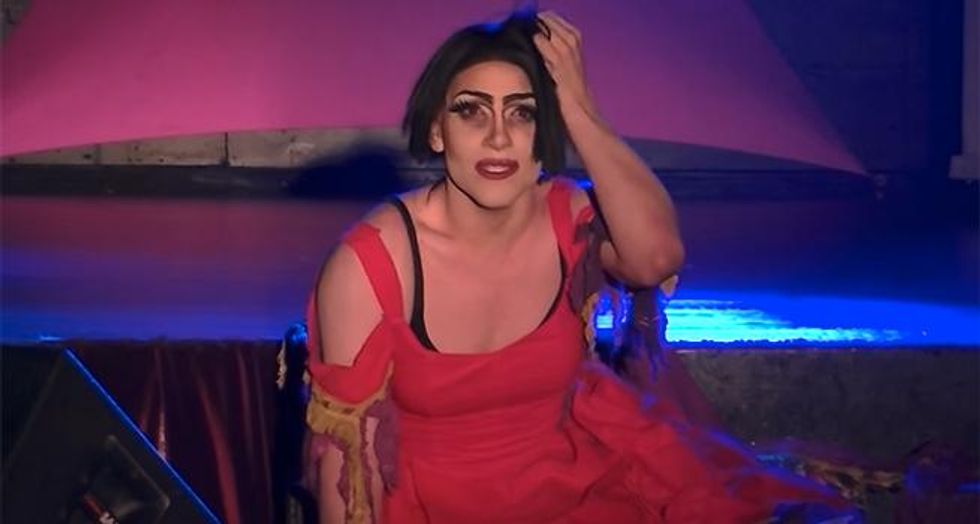 28. Evah Destruction as Anne Hathaway/Fantine