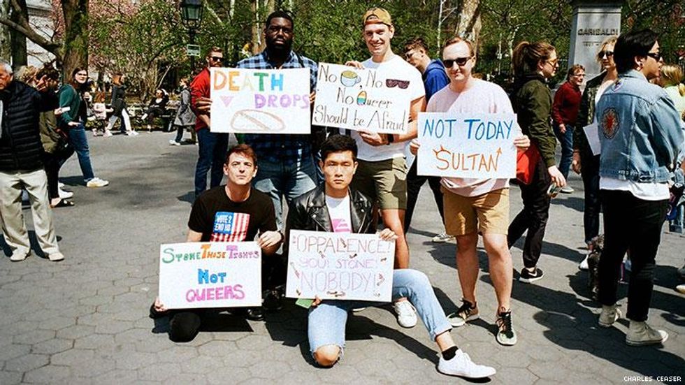 28 Photos of NYC Protesters Denouncing Brunei's Anti-LGBTQ Laws