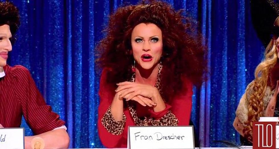 3. Courtney Act as Fran Drescher