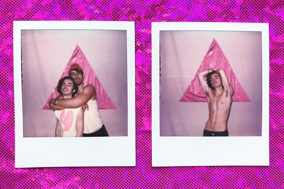 31 Artist Diego Eduardo with Artist, Publisher, Curator Milos Mestas aka Nico + Artist Diego Eduardo