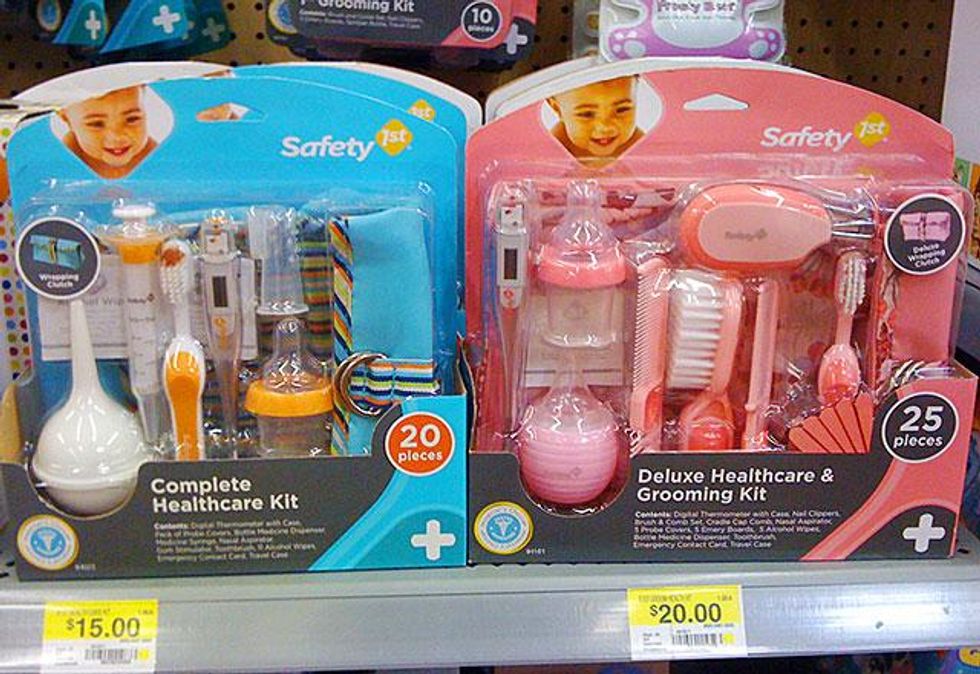 6. Infant grooming kit.