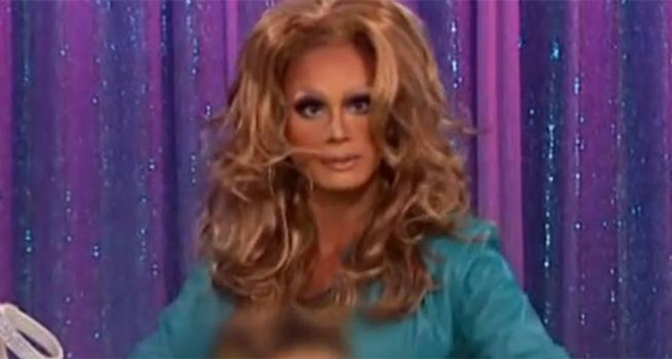 75. Raja as Tyra Banks