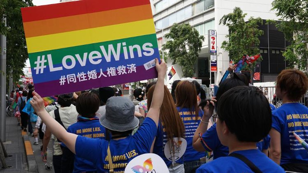 A 2016 same-sex marriage rally in Tokyo