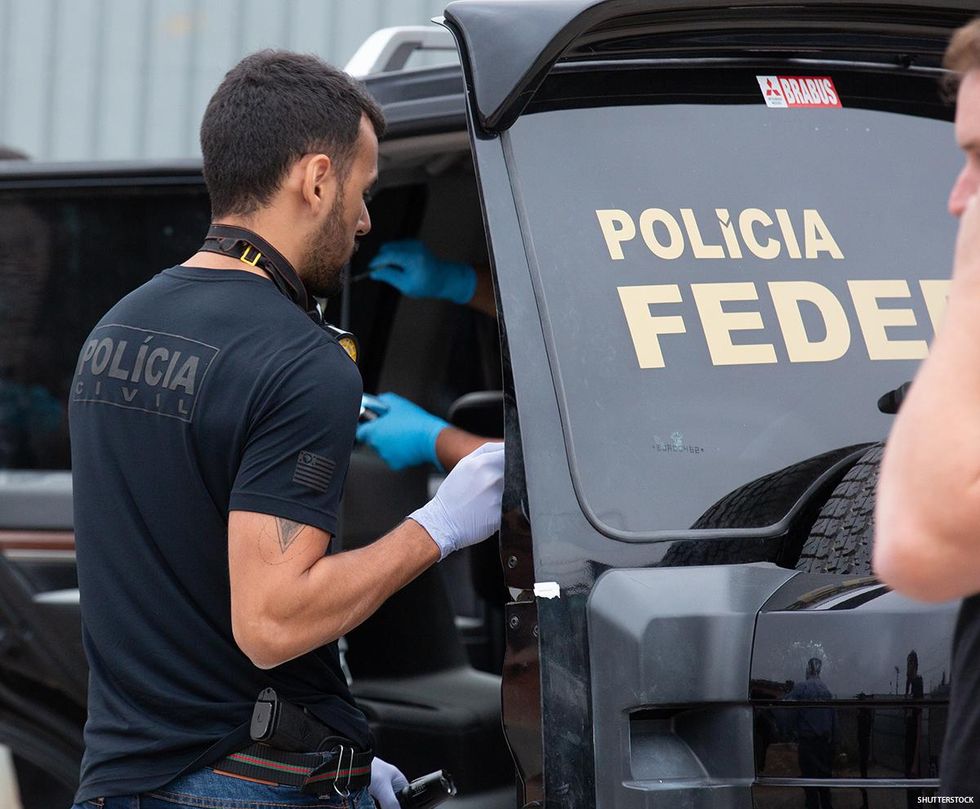 A Brazilian police officer