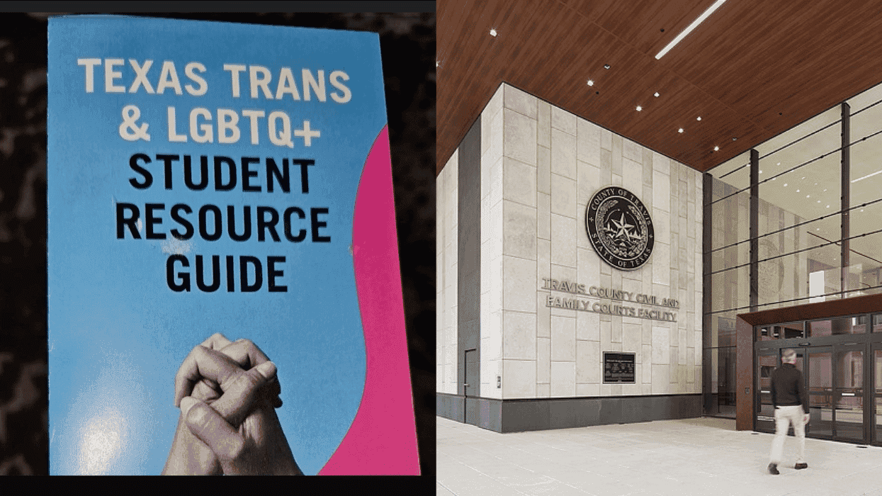 a fake flyer and a texas court house