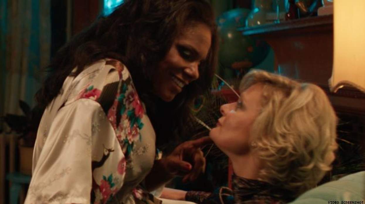 A Female Senator's Mistress Seduces Her Via Song In "Hello Again" Clip