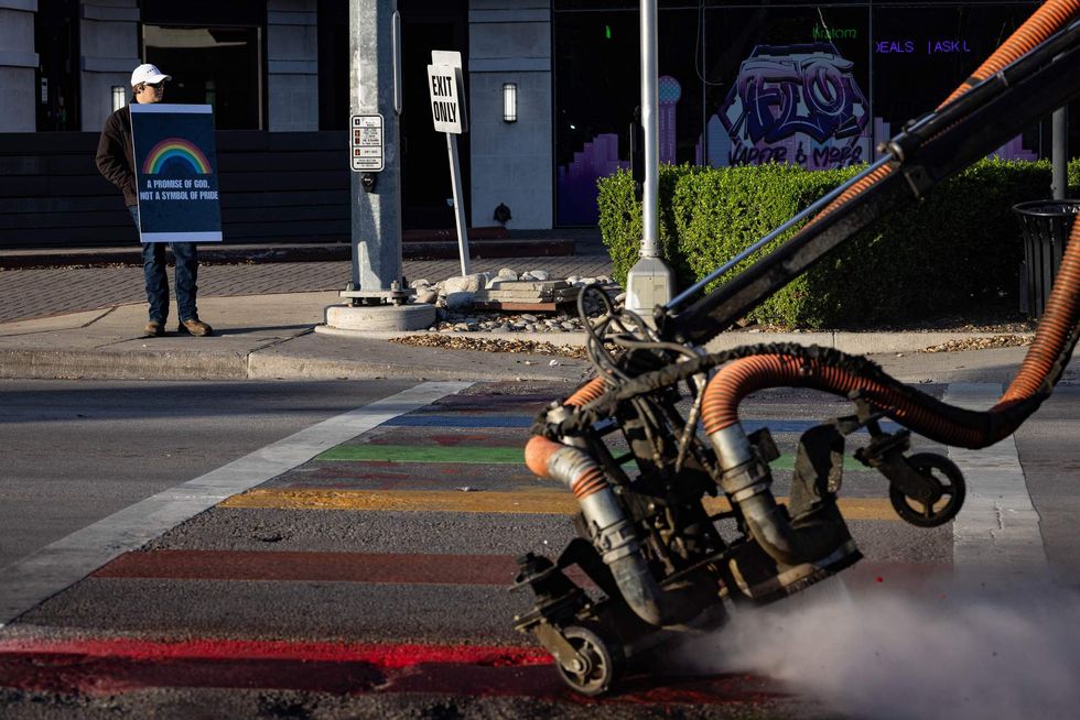 Arrested for repainting erased Dallas Pride crosswalks, Texas man says he’d do it again