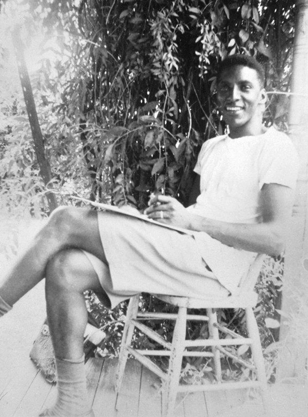 A moment of relaxation in the early 1940s.