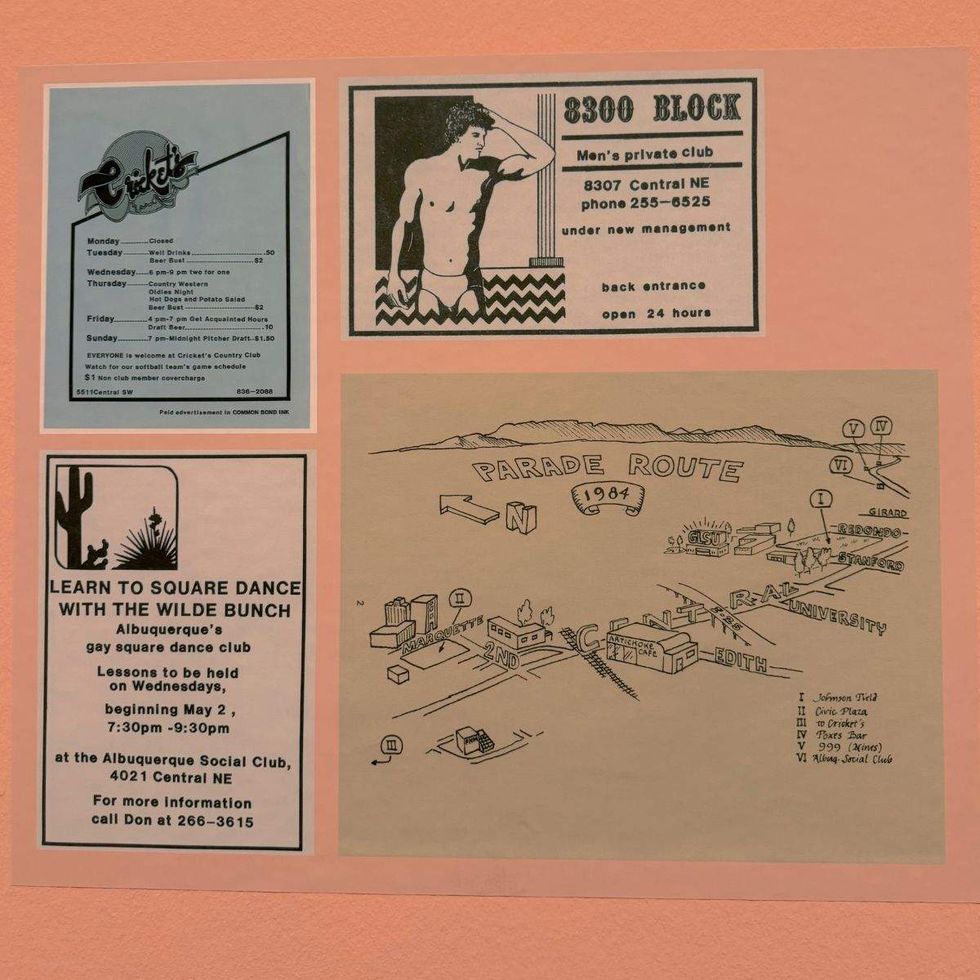 A museaum display in Albuquerque, New Mexico.
