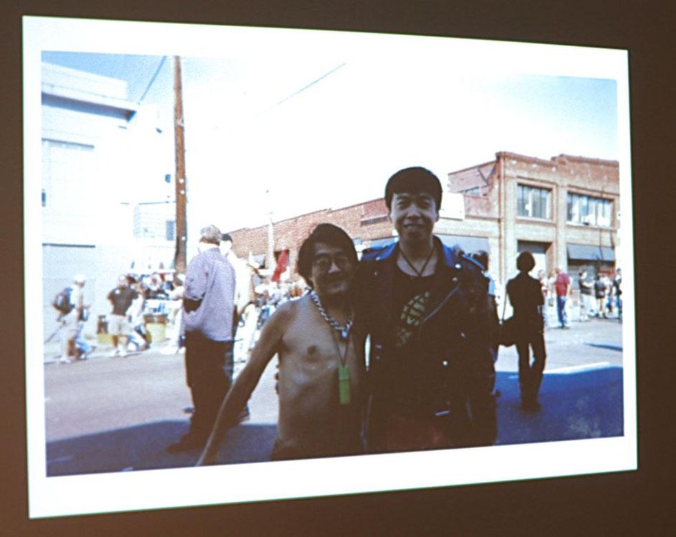 A photo from gallery slideshow in the Excavating Experience: The Presence of LGBTQ People of Color in Cook County, IL exhibit.