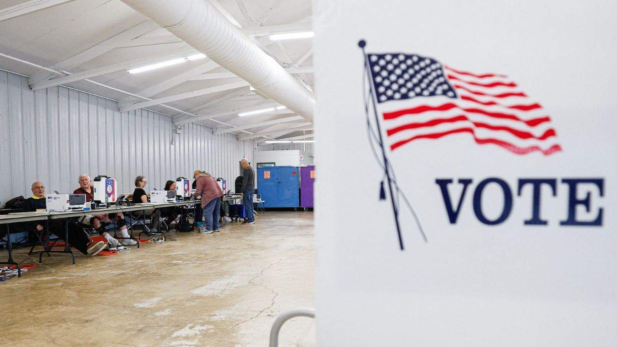 a polling place