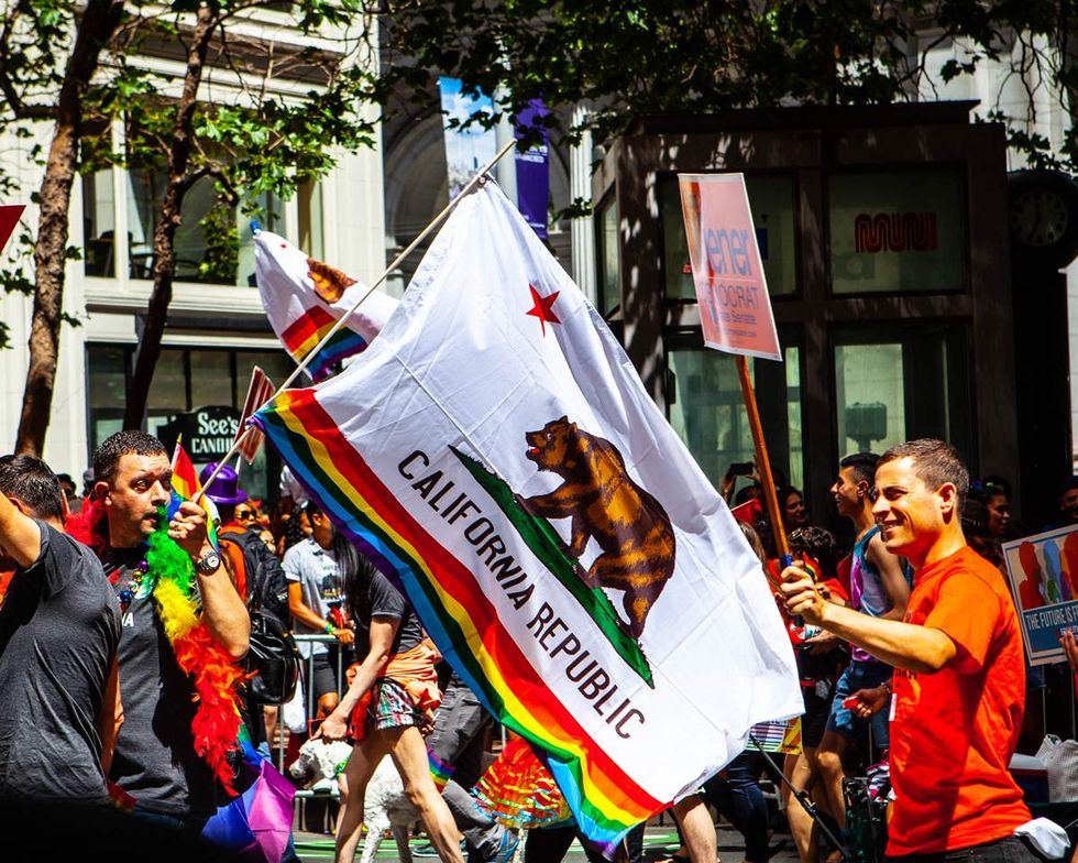 A Pride parade in San Francisco California