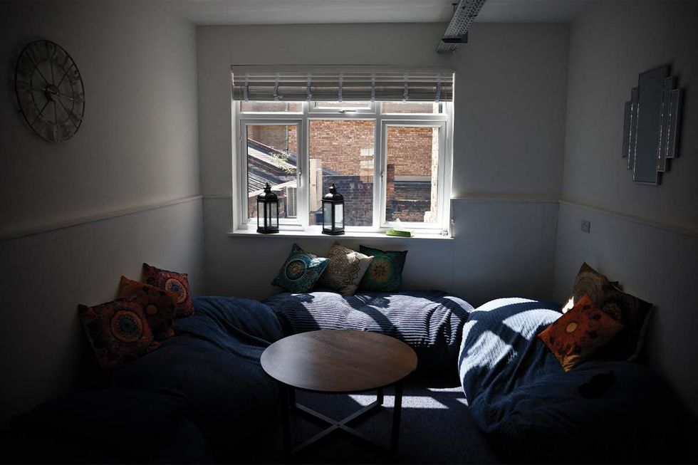 A room in Silva Wellness, a psychedelic therapy center in London