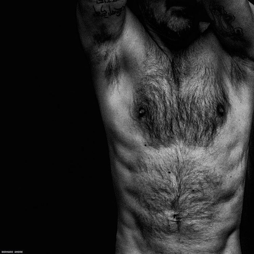 A self-portrait of the photographer.