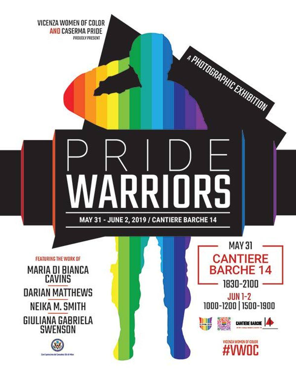 A small military base in Italy celebrated Pride with the help of Caserma Pride and Vicenza Women of Color.