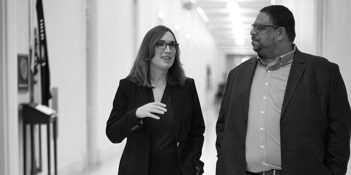 Christopher Wiggins wins GLAAD award for Advocate cover story on Sarah McBride