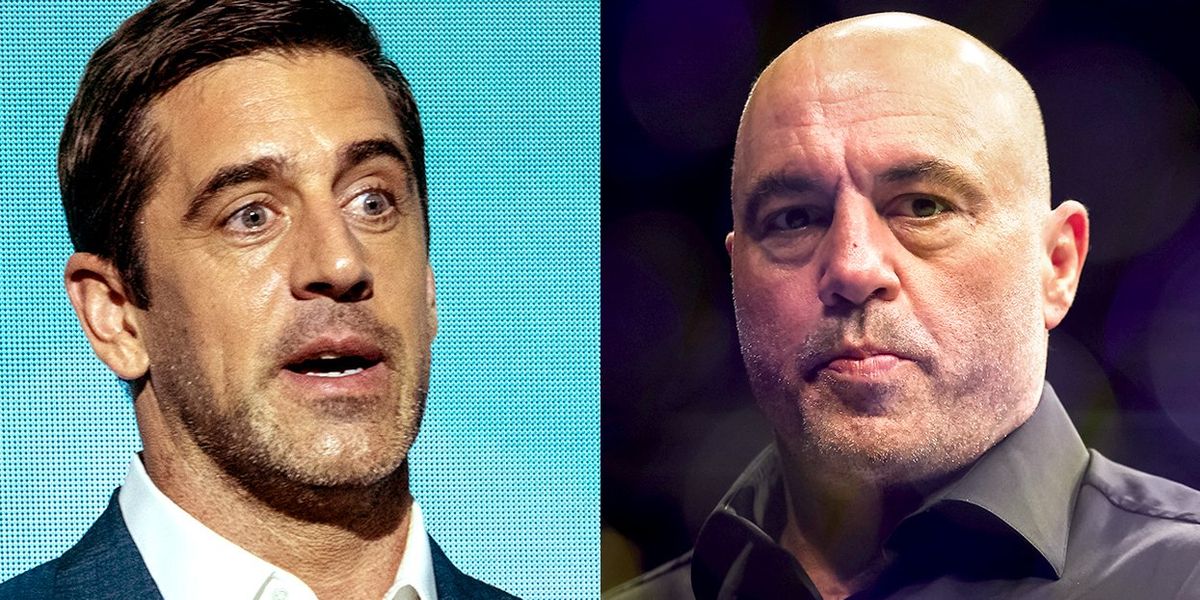 Aron Roga Aaron Rodgers and Joe Rogan spout transphobic nonsense | Advocate.com