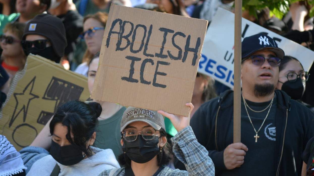 Abolish ICE protest sign