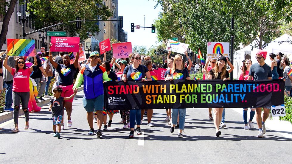 abortion ban fall out planned parenthood LGBTQ pride parade contingent oakland california