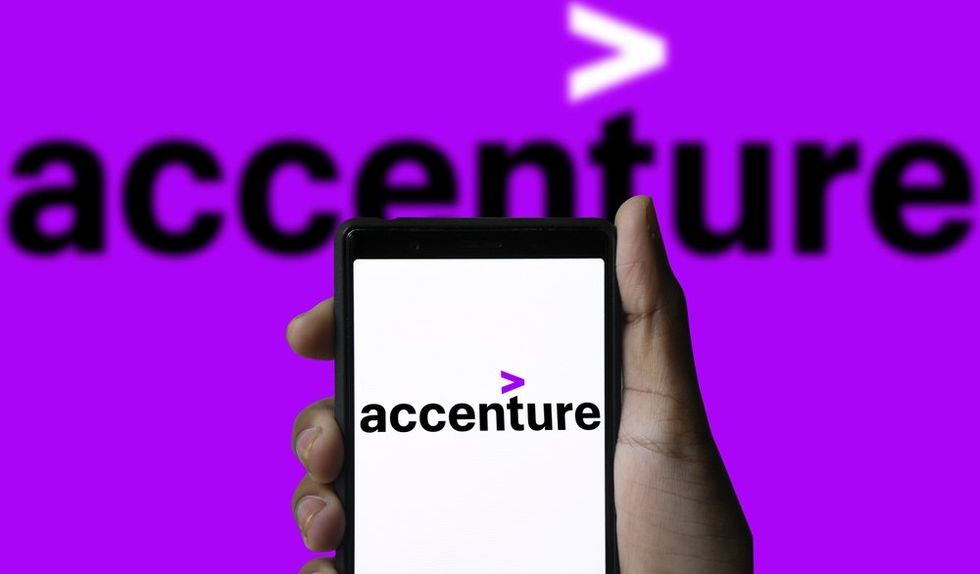 Accenture logo and app