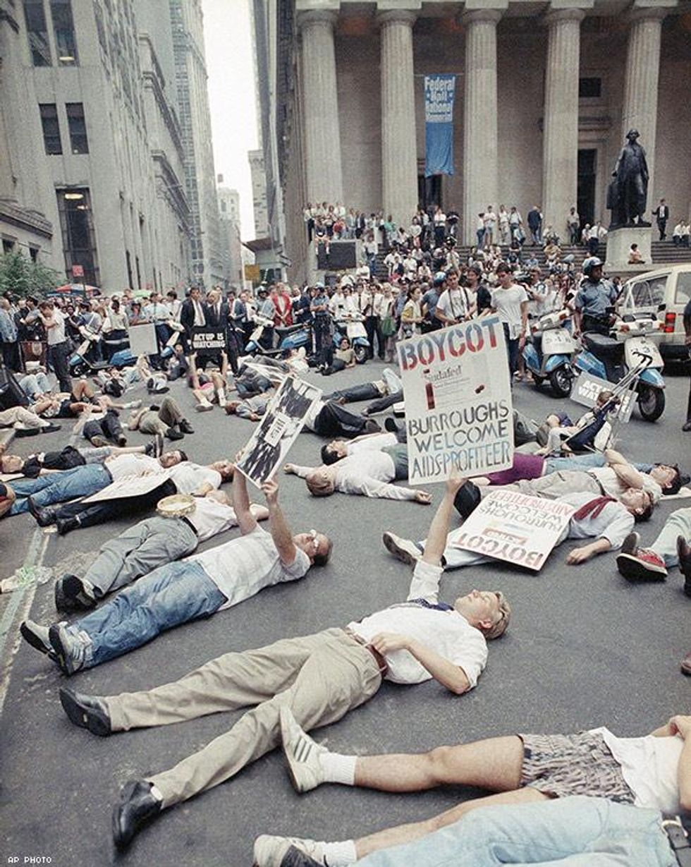 ACT-UP 1989: A die-in