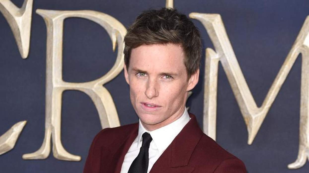 Actor Eddie Redmayne at a film screening