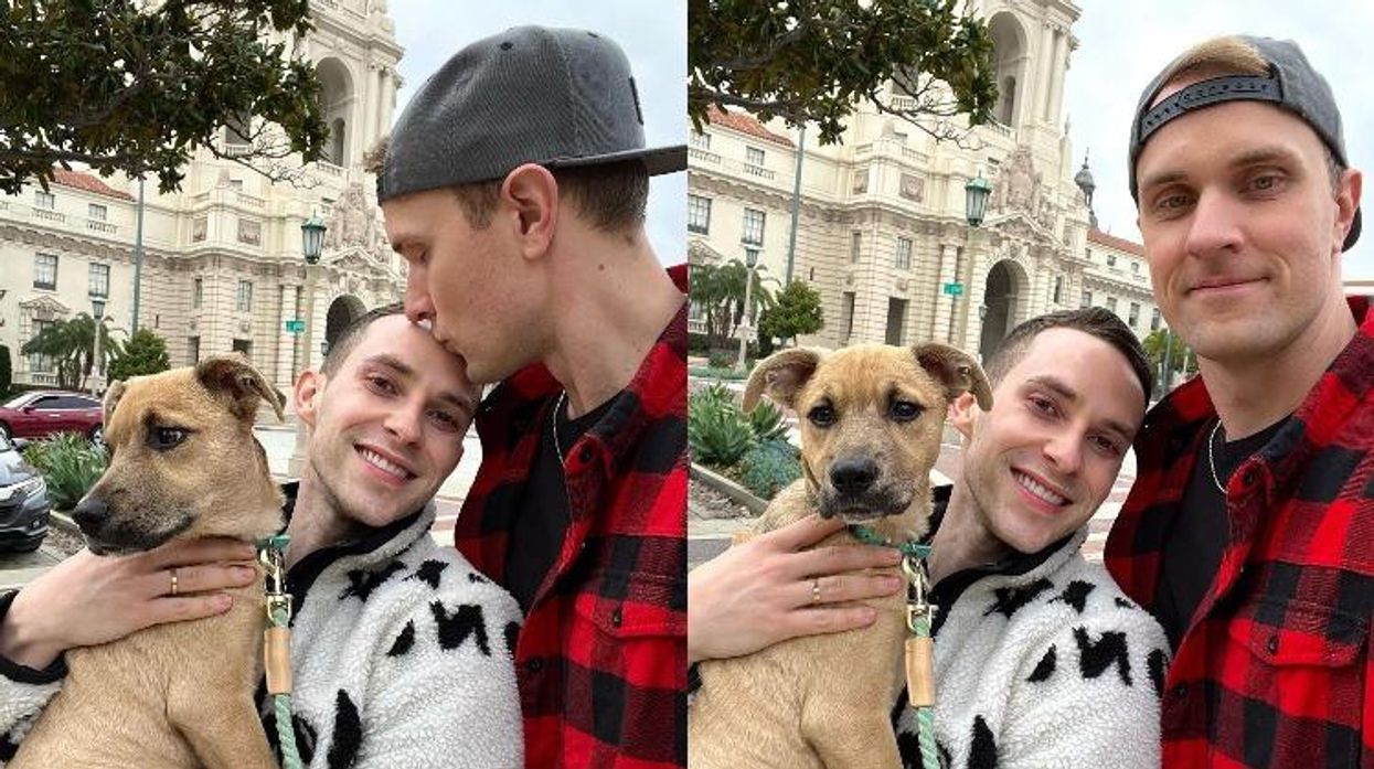 Adam Rippon and husband