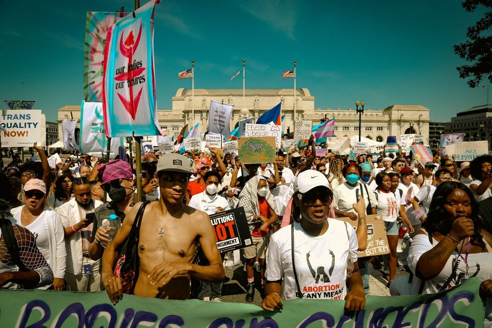 ADVOCATE MAGAZINE photo gallery gender liberation march september 2024