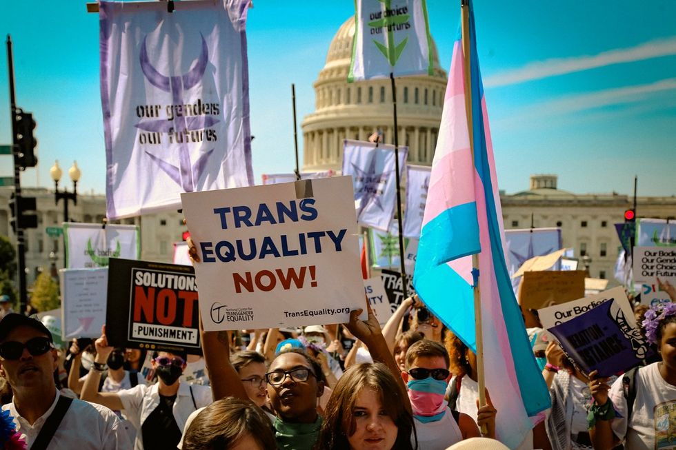 ADVOCATE MAGAZINE photo gallery gender liberation march september 2024