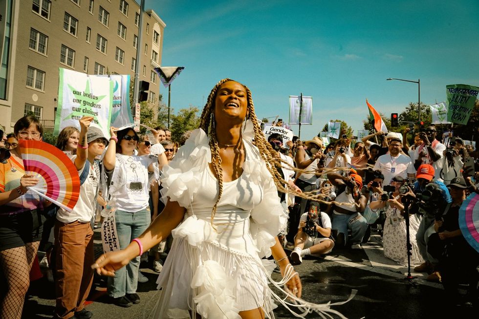 ADVOCATE MAGAZINE photo gallery gender liberation march september 2024