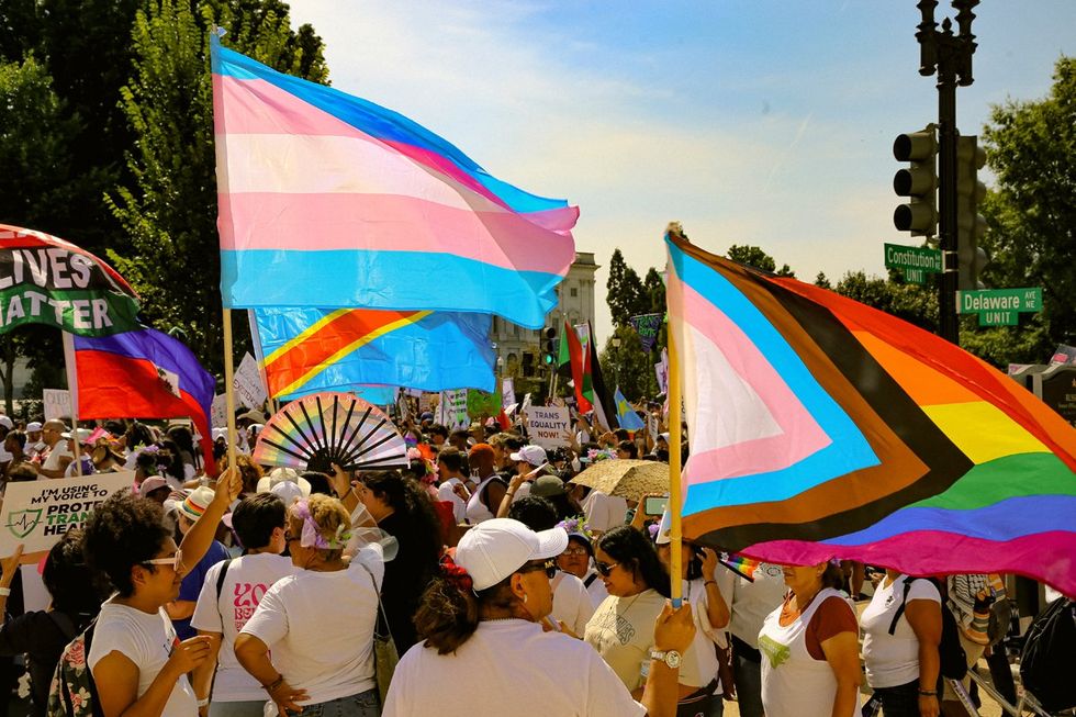 ADVOCATE MAGAZINE photo gallery gender liberation march september 2024